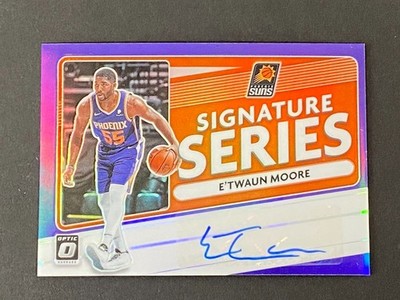E' Twaun Moore 2020-21 Donruss Optic Signature Purple Auto