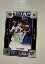 2007 Upper Deck - Triple Play Performers Jose Reyes #TP-JR Scratched