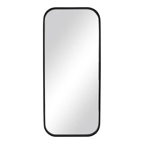 Uttermost Concord Tall Iron Metal and MDF Mirror in Classic Satin Black - Picture 1 of 7