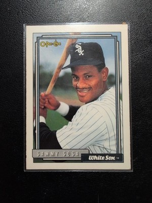 1992 O Pee Chee #94  Sammy Sosa Centered Sharp Edges Mint, Beautiful Card!!