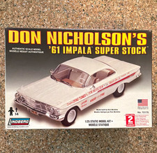 Lindberg Don Nicholson 61 Impala Super Stock 125 Model Kit 72175 Lindberg Don Nicholson 61 Impala Super Stock 125 Model Kit 72175