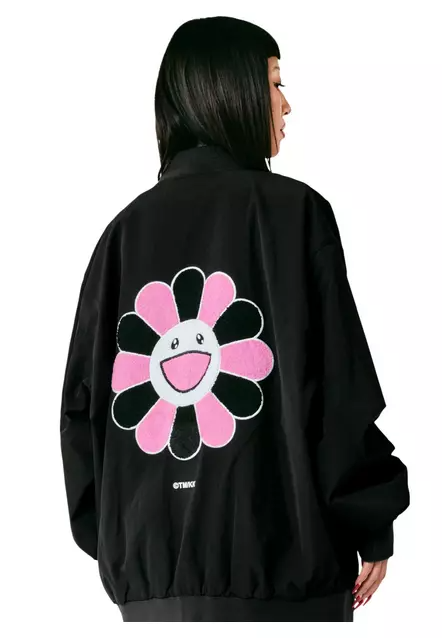 【希少】コムデギャルソン　フラワーモチーフ　ブラックジャケット　アーカイブ BLACKPINK x TAKASHI MURAKAMI Black Bomber Jacket Size Small (S) | eBay