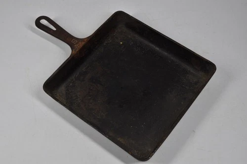 Vintage Griswold Fry Skillet No.8 Cast Iron Collectible Country Kitchen Farm #28