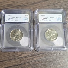 1998-P Washington Quarter ICG MS67 Uncirculated Copper Business Strike Lot