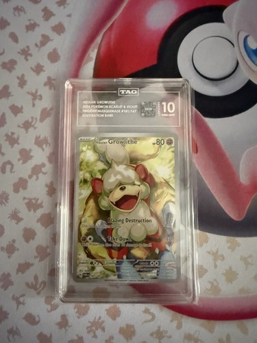 Hisuian Growlithe graded TAG 10 for sale on eBay