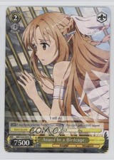 2016 Weiss Schwarz CCG: Sword Art Online Vol 2 Base R Asuna In a Birdcage