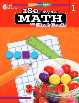 Shell Education 180 Days of Math for First Grade