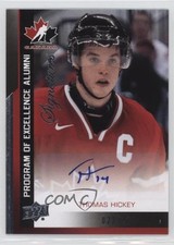 2013 Upper Deck Team Canada Gold Signatures 22/175 Thomas Hickey #209S Auto 6c5