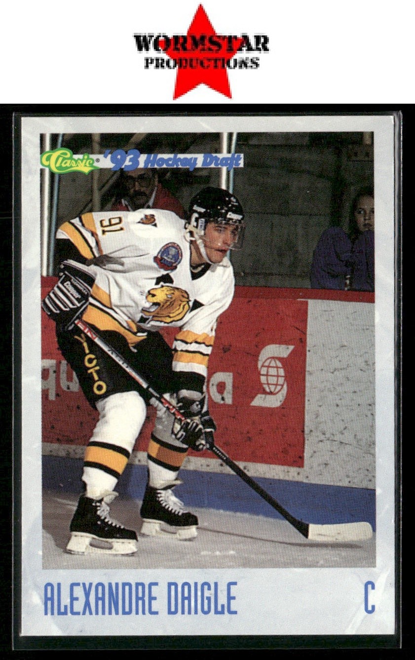 1993 Classic '93 Hockey Draft #N1 Alexandre Daigle Crash Numbered Victoriaville