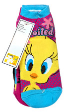 SHOE SZ 4-10 5 PAIR TWEETY BIRD Spoiled TM  Warner Bros. Ankle Low-Cut Socks
