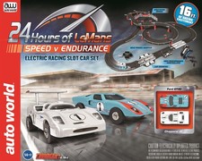 1/64 24 HOURS OF LE MANS SLOT CAR SET BY AW AUTO WORLD CHAPARRAL VS FORD