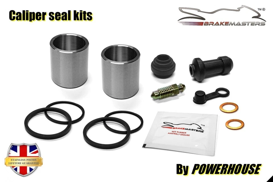 Kawasaki KLX300 R A8 2003 front brake caliper piston seal replacement parts - Imagem 2 de 4