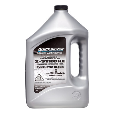 Quicksilver Premium Plus 2-Stroke Synthetic Blend Marine Oil - 1 Gallon
