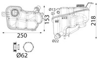 Mahle KüHlmittel AusgleichsbehäLter FüR Ford Mondeo IV S-Max Van 06-15 1449986