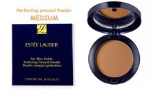 Estee Lauder SET, BLUR, FINISH Perfecting Pressed Powder MEDIUM 0.28 OZ NIB