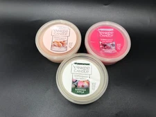 Lot of 3 Yankee Candle Scenterpiece Easy MeltCups Sweet Pea, Apple Roseberry