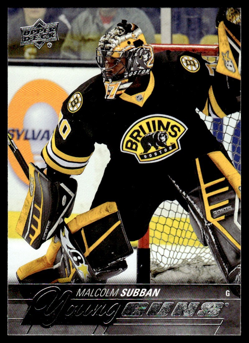 2015-16 Upper Deck Young Guns Malcolm Subban Rookie Boston Bruins #211