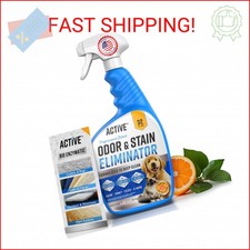 Pet Odor and Stain Eliminator - 32 oz ACTIVE Enzyme Cleaner for Dog  Cat Urine,