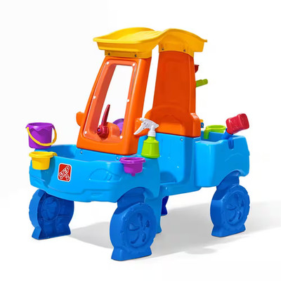 Car Wash Splash Center with Realistic Features and 15-Accessories