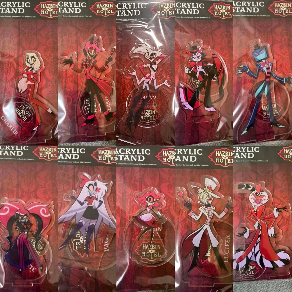 Hazbin Hotel Alastar Lucifer Vox Acrylic Stand Figure 2025 POP UP