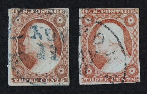 CKStamps: US Stamps Collection Scott#11A 3c Washington Used