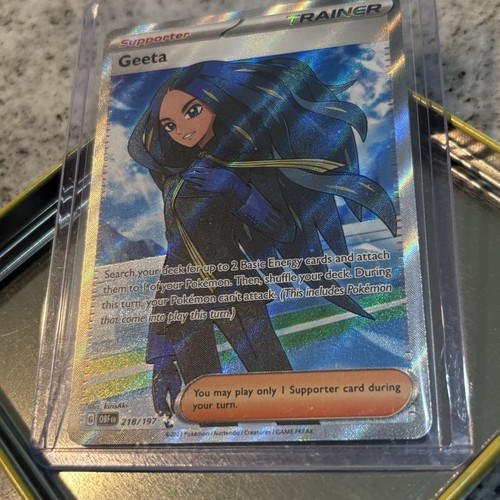 Greeta 218/197 NM Pack FRESH! | Obsidian Flames Full Art Secret RARE | Pokemon