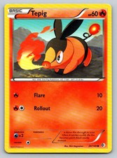 Tepig 24/149 LP Boundaries Crossed Pokemon