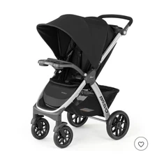 Chicco Bravo Quick-Fold Stroller - Black. New