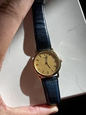 Tissot Quartz Men's Vintage Watch C276K Swiss Made Gold Plated 34mm Need Bettary