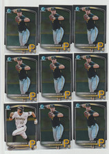 KONNOR GRIFFIN  2025 Bowman Draft chrome  Paper Insert  Chrome LOT OF 31 hot