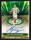2025 Topps Chrome Payton Pritchard #TAU-PPR AUTO Green COLOR MATCH /99 Celtics