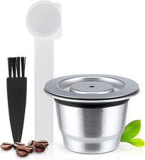 Capsule Riutilizzabili Nes Presso in Acciaio Inox Ricaricabili Cialde Da Caffè C