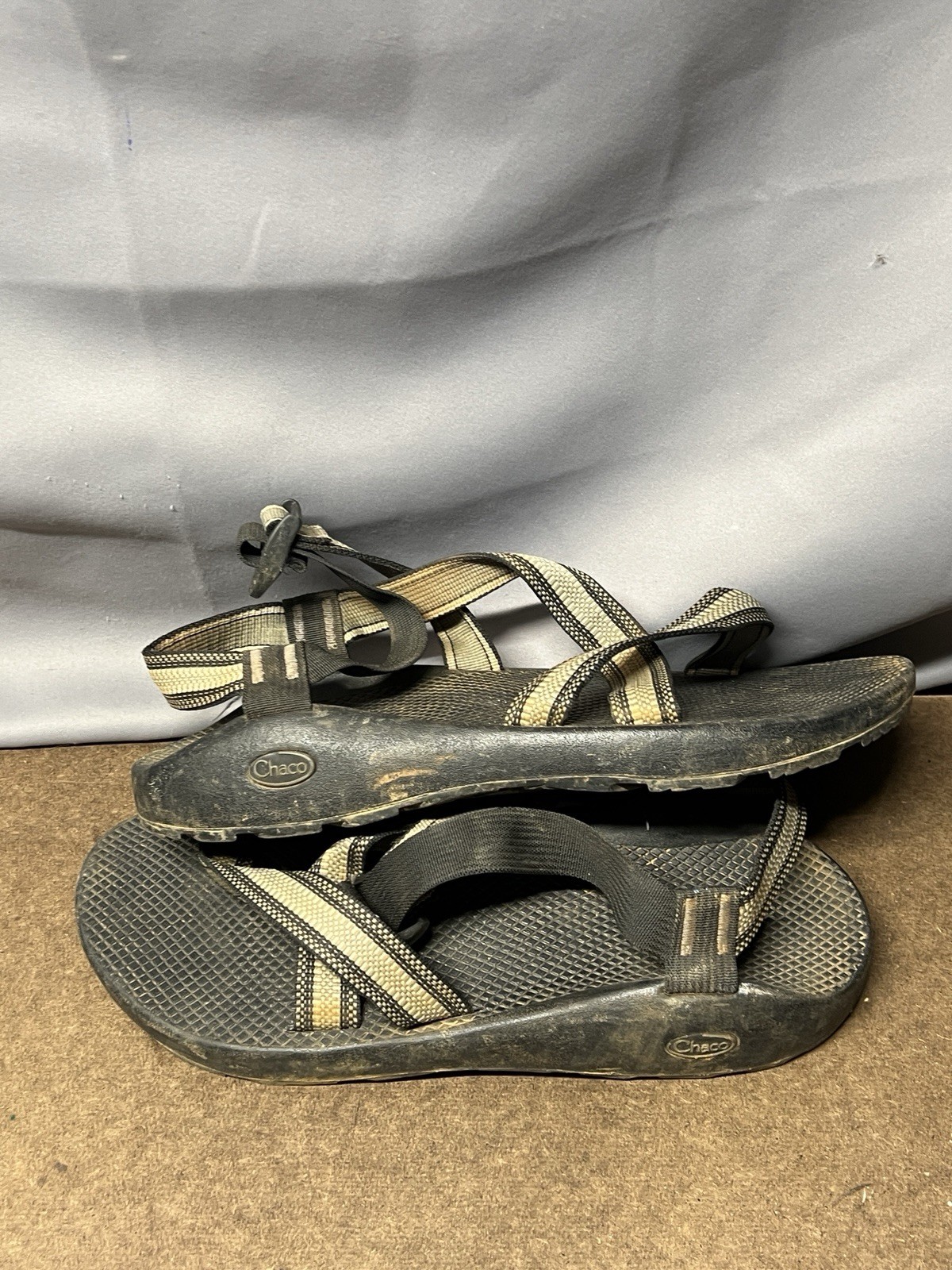 SAOLA Chaco Z2 sandalo sportivo classico uomo taglia 13 marrone nero suola vibram