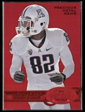 Juron Criner 2012 Fleer Retro Metal Precious Gems Red Arizona Wildcats #/100
