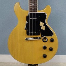 Chitarra Elettrica Epiphone 1960 Les Paul Special Doppio Taglio Ristampa TV Giallo