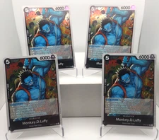 Monkey D. Luffy Playset - OP07-091 x4 - 500 Years in the Future - One Piece TCG