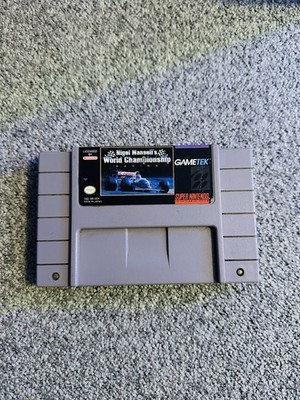 Nigel Mansell s World Championship Racing (Super Nintendo, SNES) Cartridge Only