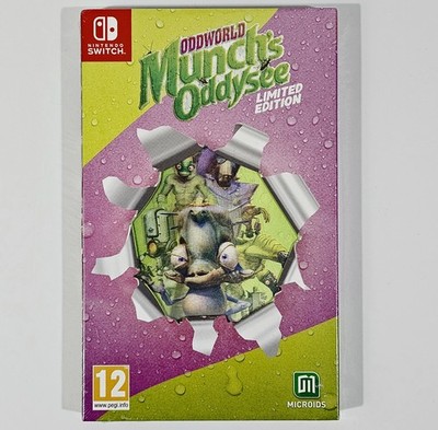 Nintendo Switch 3D Role Playing Game ODDWORLD MUNCH'S ODDYSEE Limited Edition German NEW!