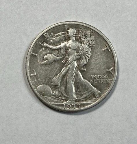 1933-S Walking Liberty Half Dollar Nice Original XF