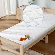 SLEEP ZONE Cot Mattress Protector, Waterproof Mattress Protector for Narrow T...