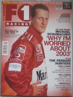 F1 Racing magazine January 2003