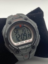 Timex Ironman 30 Lap Digital Watch Mens New Battery Black/Silver 44mm