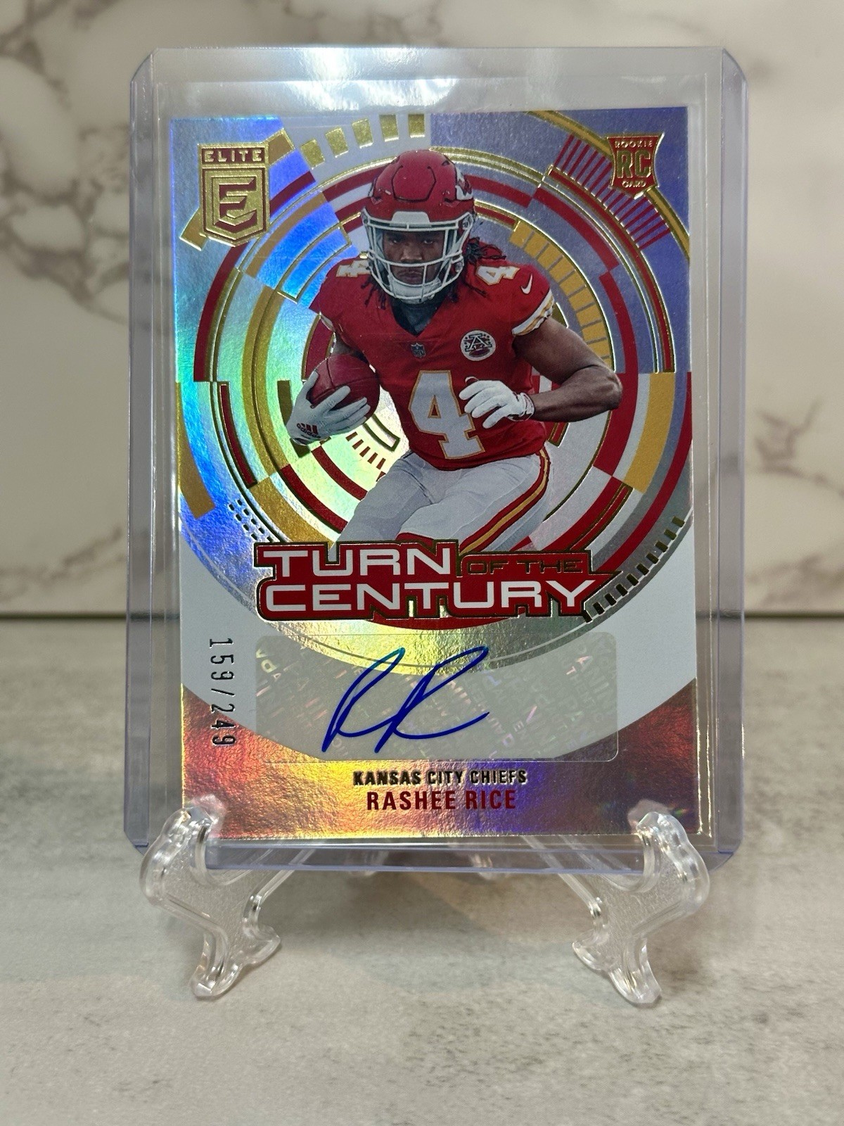 2023 Donruss Elite Rashee Rice Turn of the Century Autographs #/249 #TC-TTI Auto