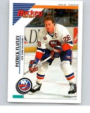 1993-94 Panini Stickers Hockey  #60 Patrick Flatley  New York Islanders V83319