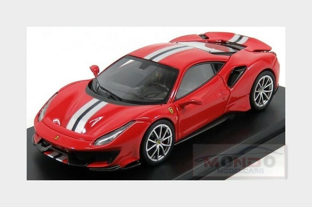 Ferrari 488 Pista 2018 Rosso Corsa Red Looksmart 143 Ls488a Model