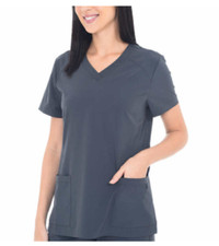 NEW 3 Pack BT Supply Co Women's V-Neck Scrub Top Size Large