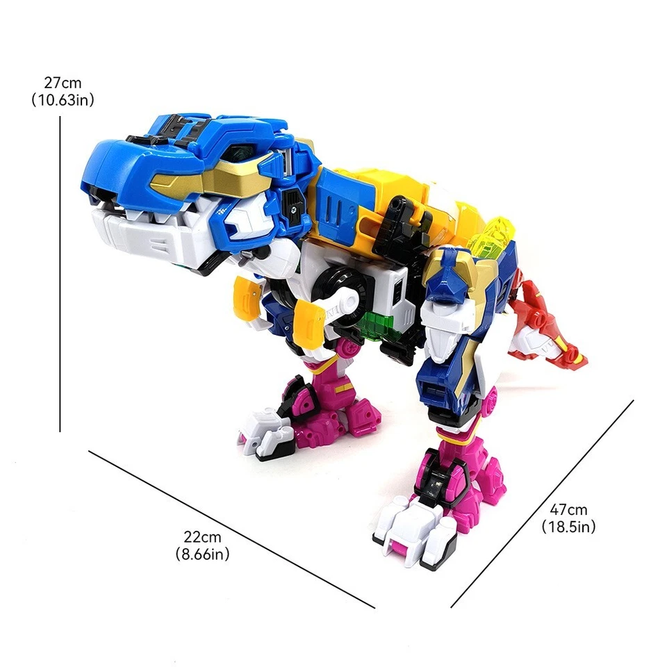 Miniforce Super Dino Power 2 SUPER TYRAKING T-Rex Dinosaur Robot Figure Toys - Image 4 of 4