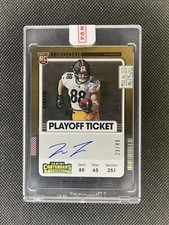 2021 Panini Contenders Football Pat Freiermuth Auto RC Championship Ticket #/49 