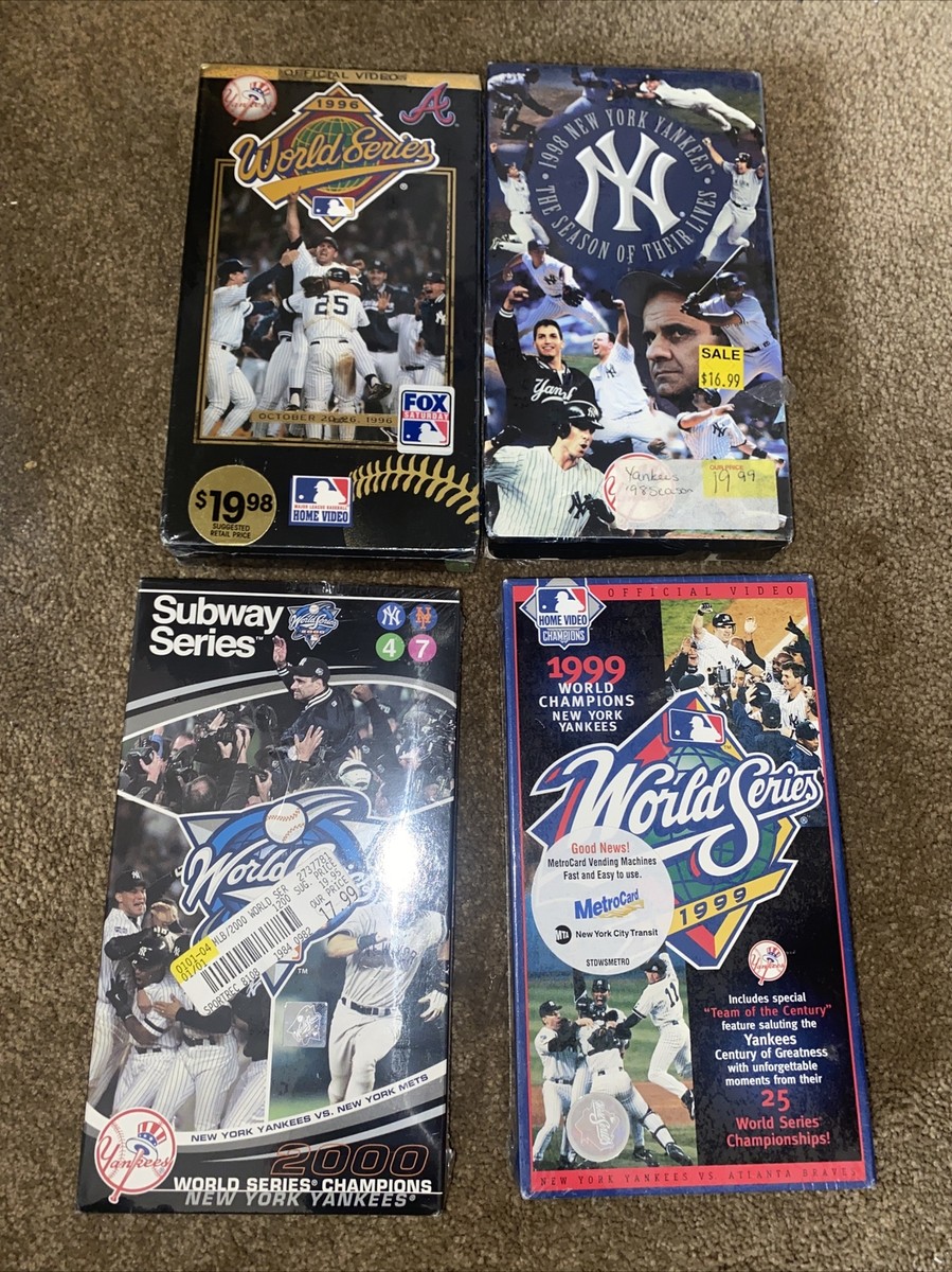 New York Yankees World Series Champions 1996, 1998, 1999, 2000 VHS