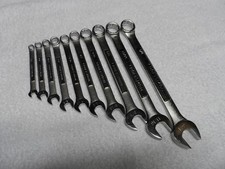 Craftsman Sae Combination Wrench Set Usa Nos 12 Pt 14 - 34 - 10 Pcs